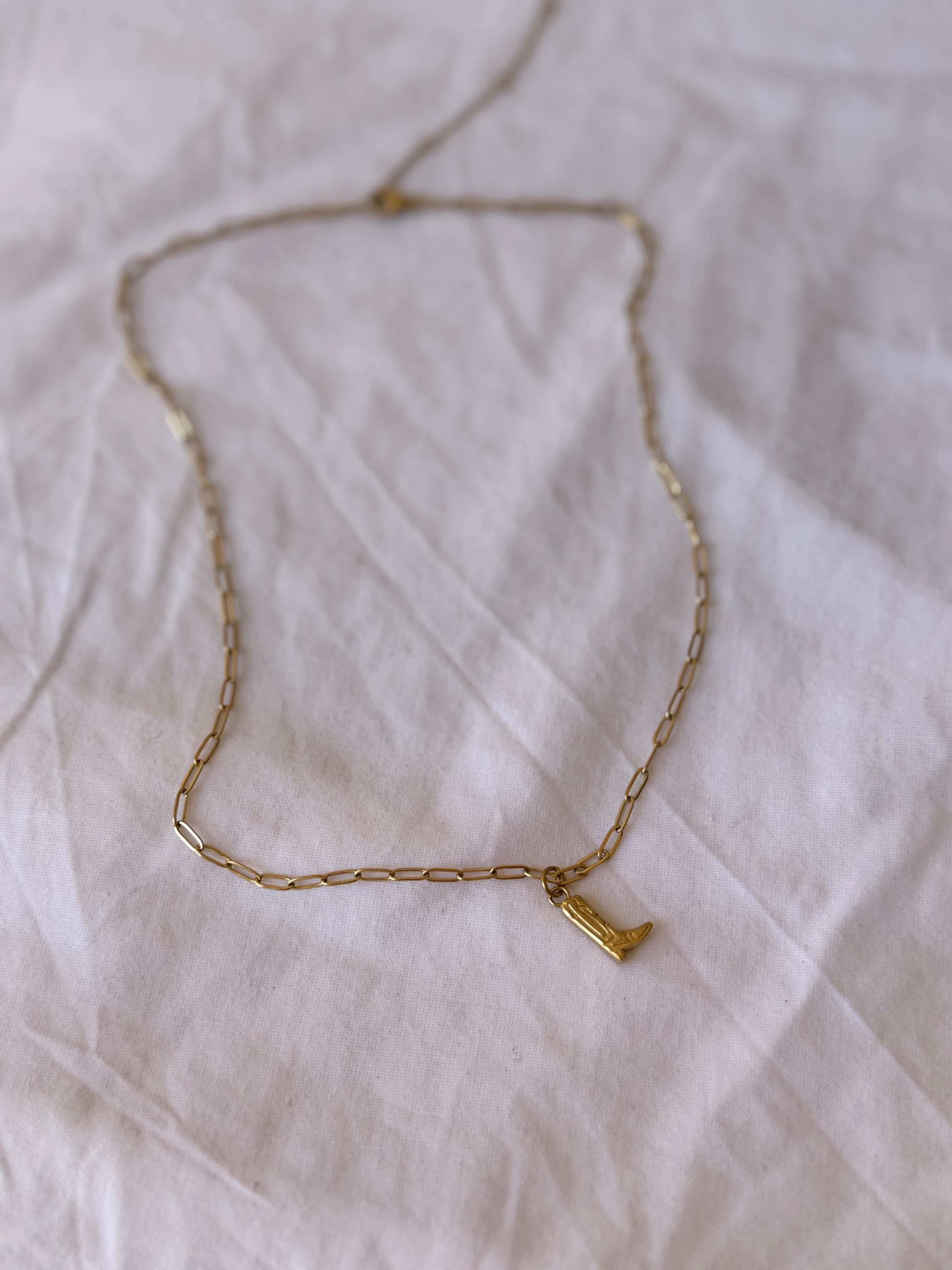 Walk By Faith Charm Necklace