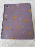 Smiley Faces & Coquette Bows Notebook