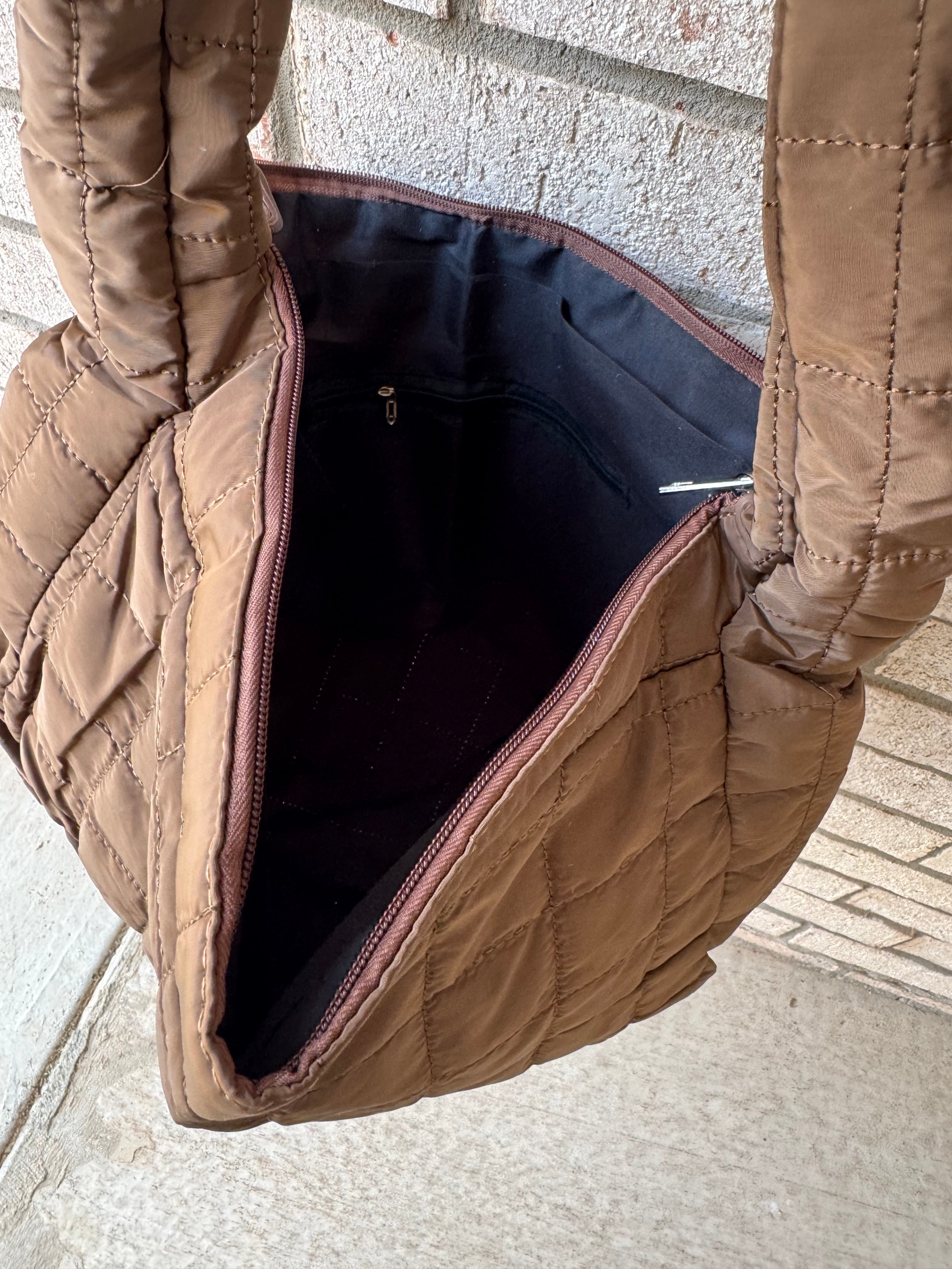 Espresso Puff Tote Bag