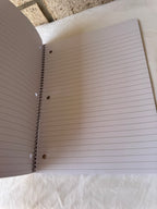 Daisy Checkerboard Spiral Notebook