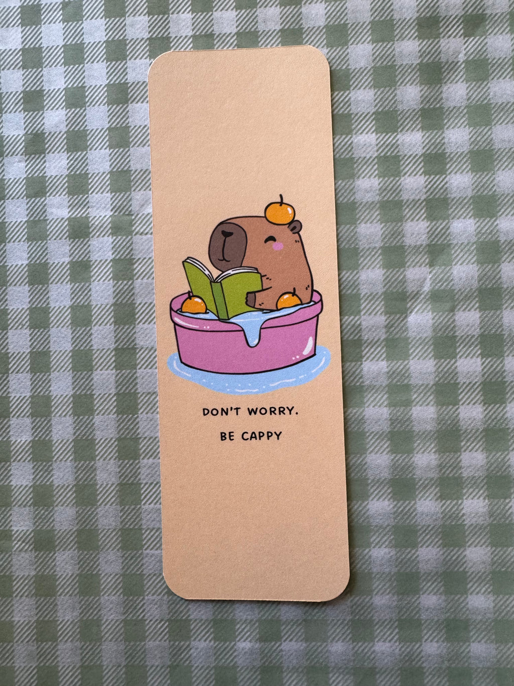 Cozy Capybara Bookmarks