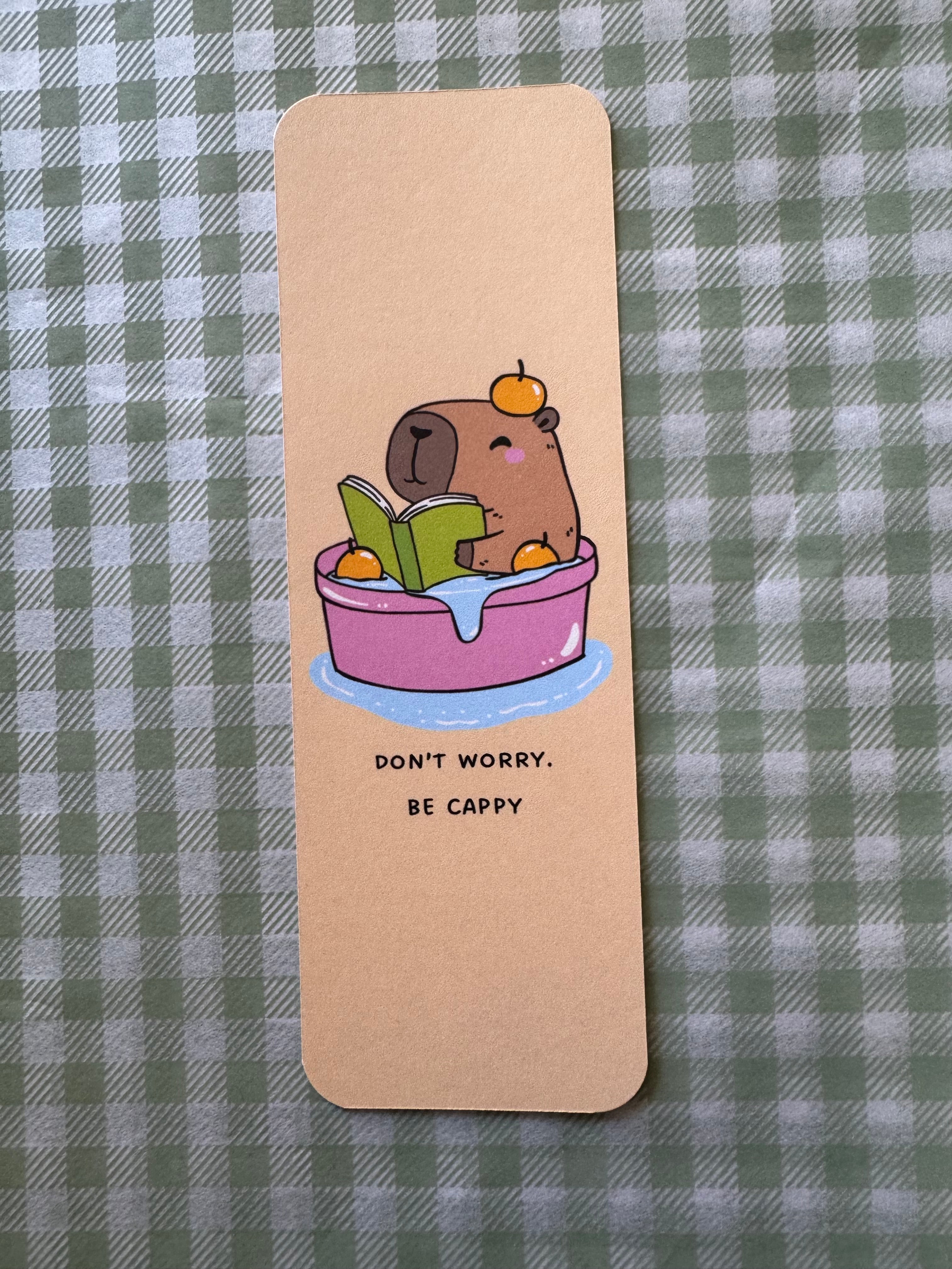 Cozy Capybara Bookmarks