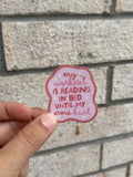 My Workout Is Reading Sticker