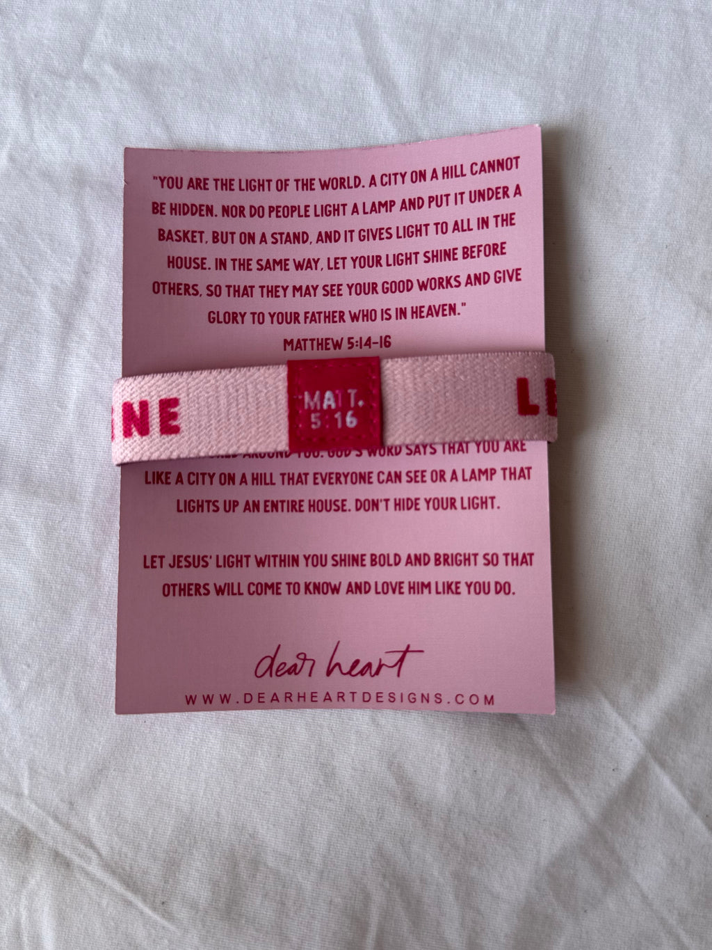 Let Your Light Shine Kids Bracelet