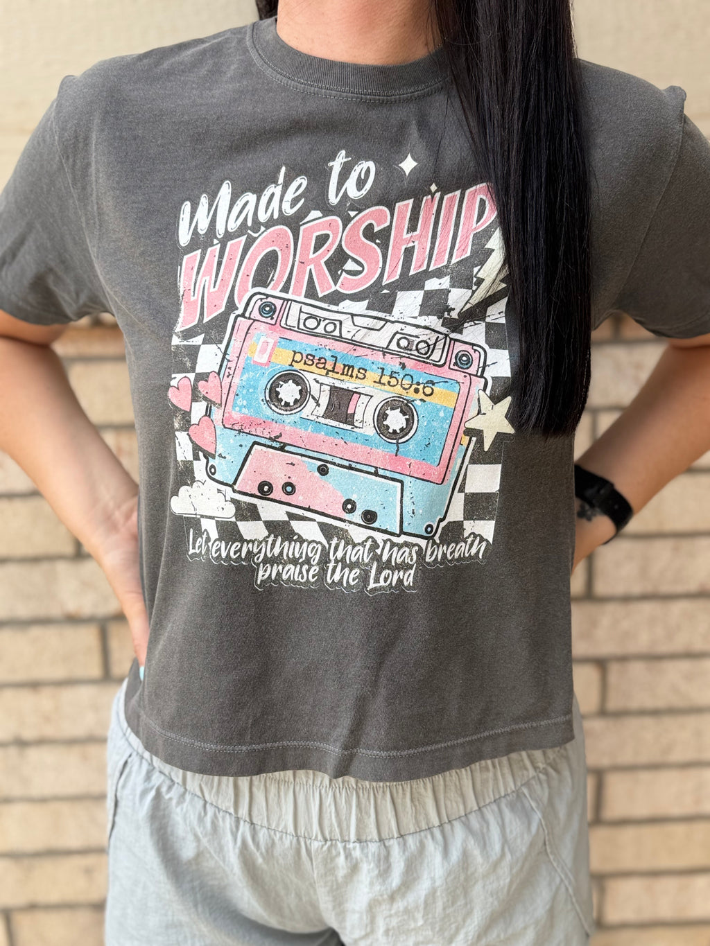 Made To Worship Crop Tee