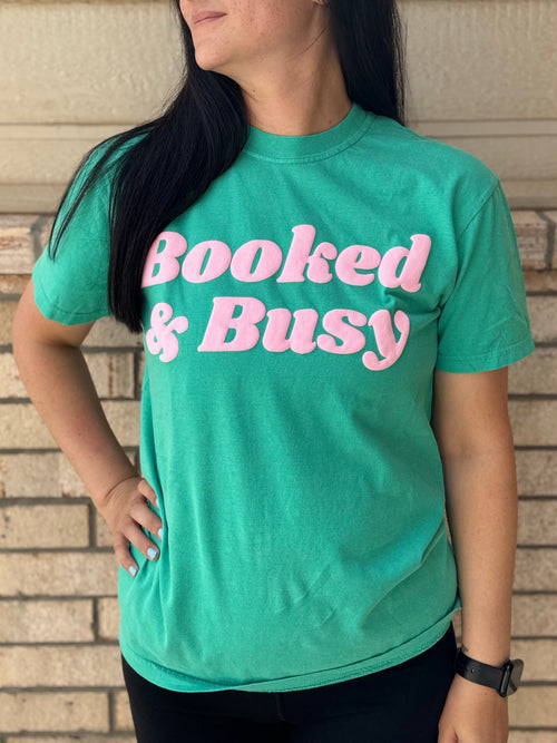 Booked & Busy Puff Tee
