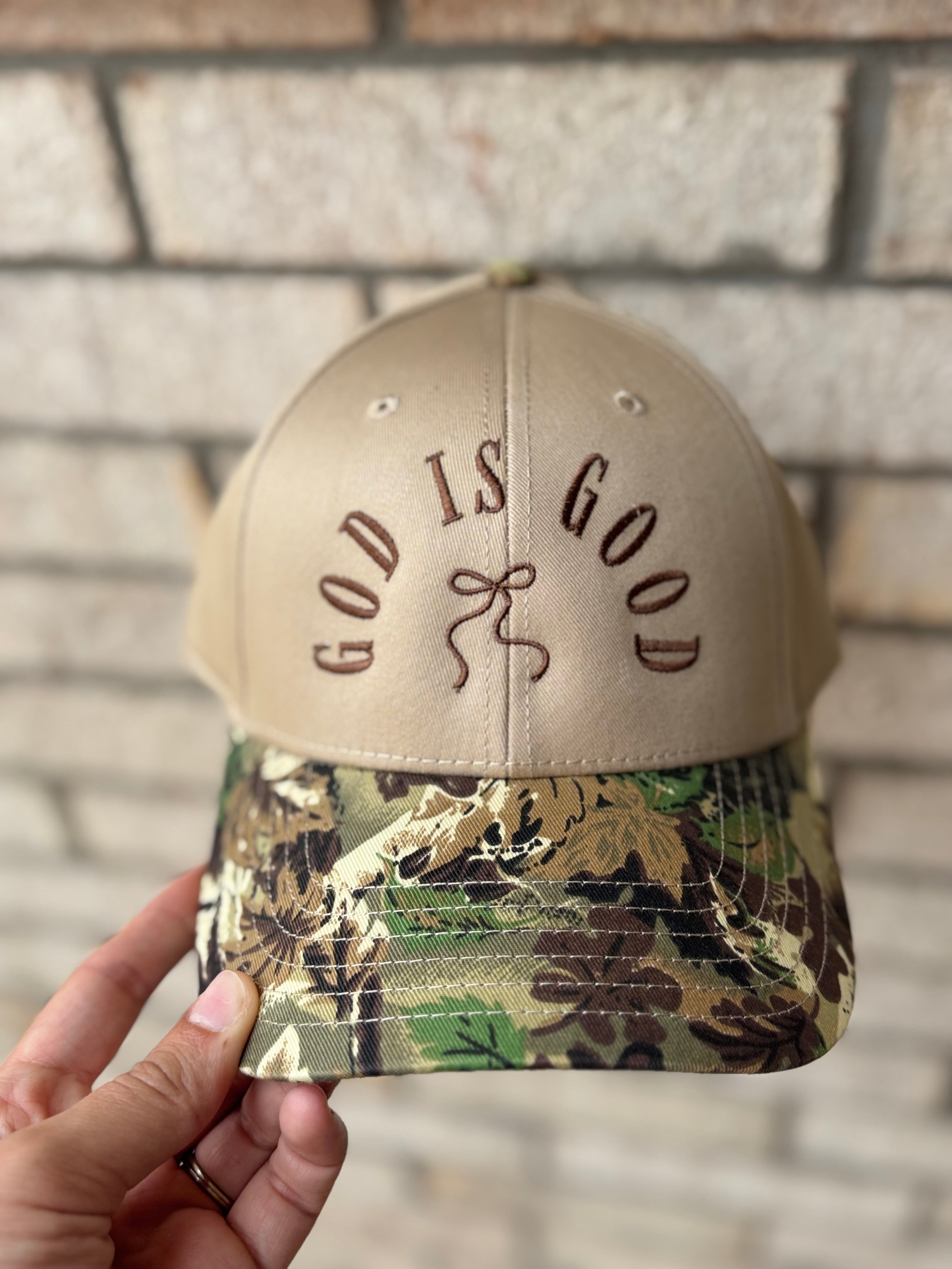 God Is Good Embroidered Hat