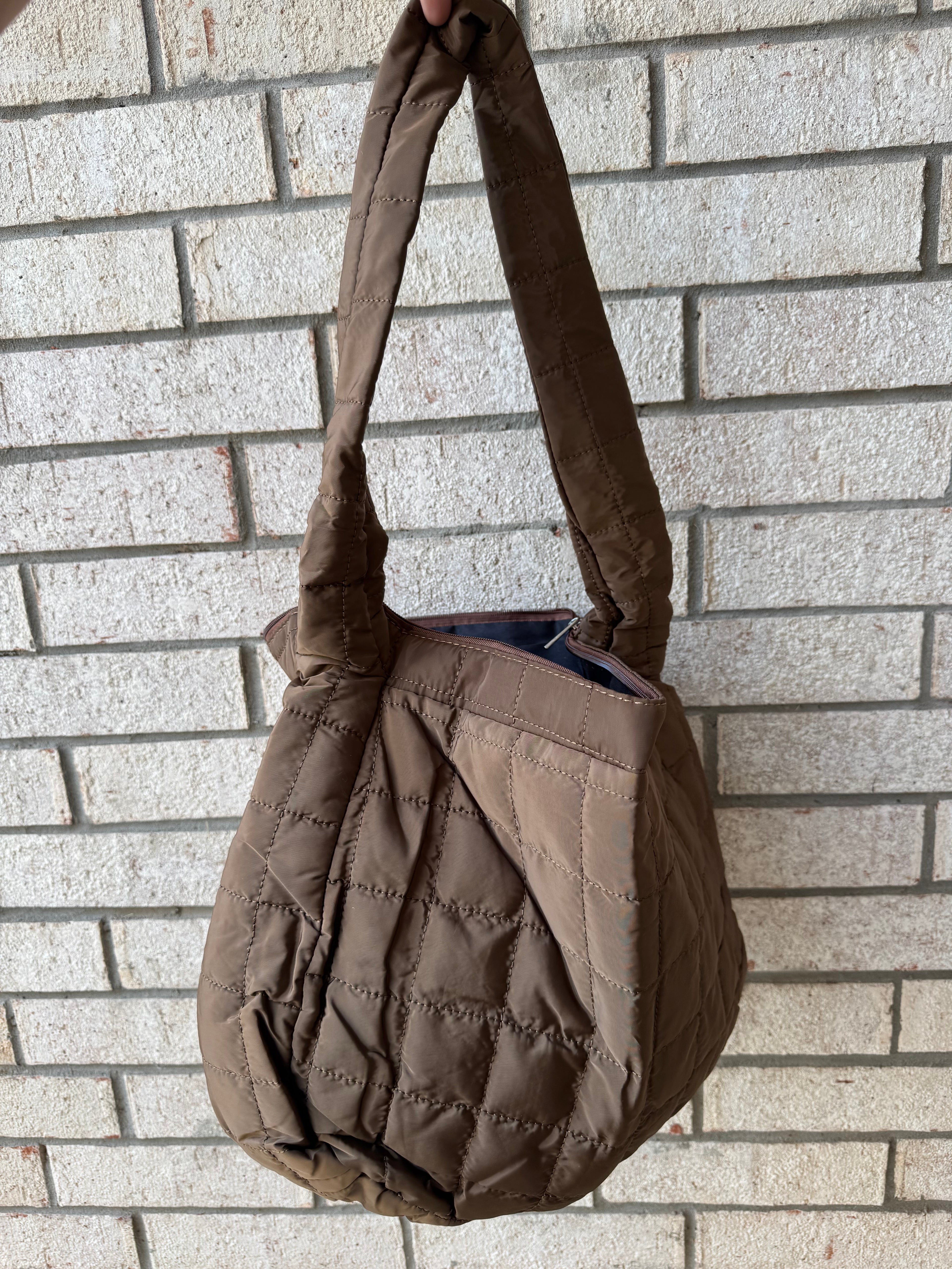 Espresso Puff Tote Bag
