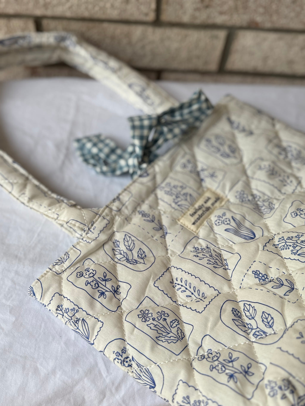 Fearfully And Wonderfully Made Quilted Tote Bag
