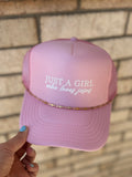 Just a Girl Who Loves Jesus Trucker Hat