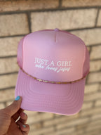 Just a Girl Who Loves Jesus Trucker Hat