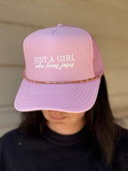 Just a Girl Who Loves Jesus Trucker Hat