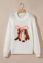 Boot Scootin' Bow Sweater