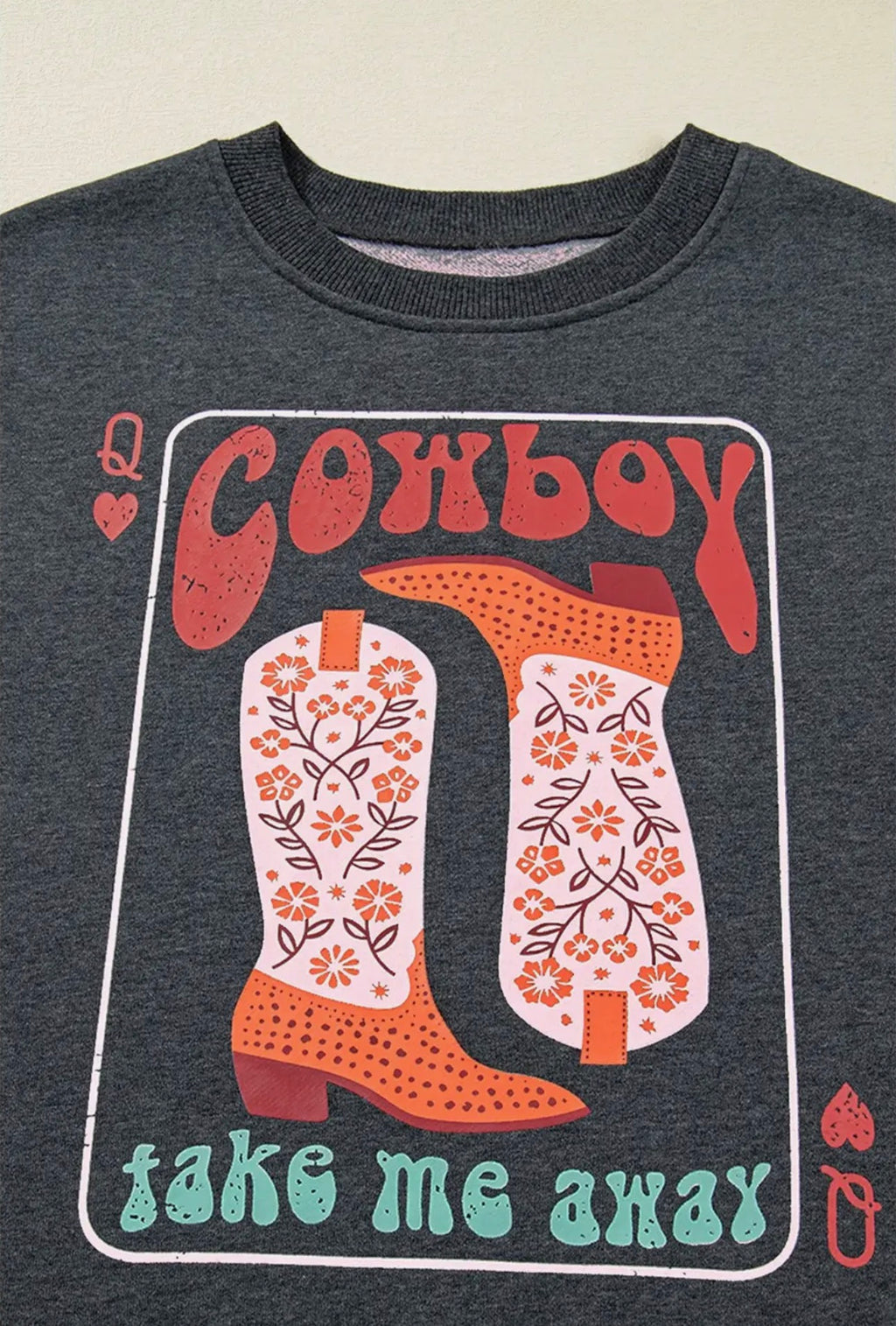 Cowboy Take Me Away Crewneck