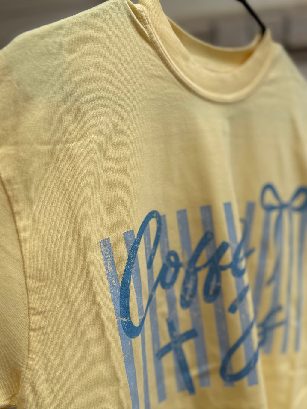 Butter Yellow Coffee & Jesus Tee