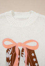 Boot Scootin' Bow Sweater