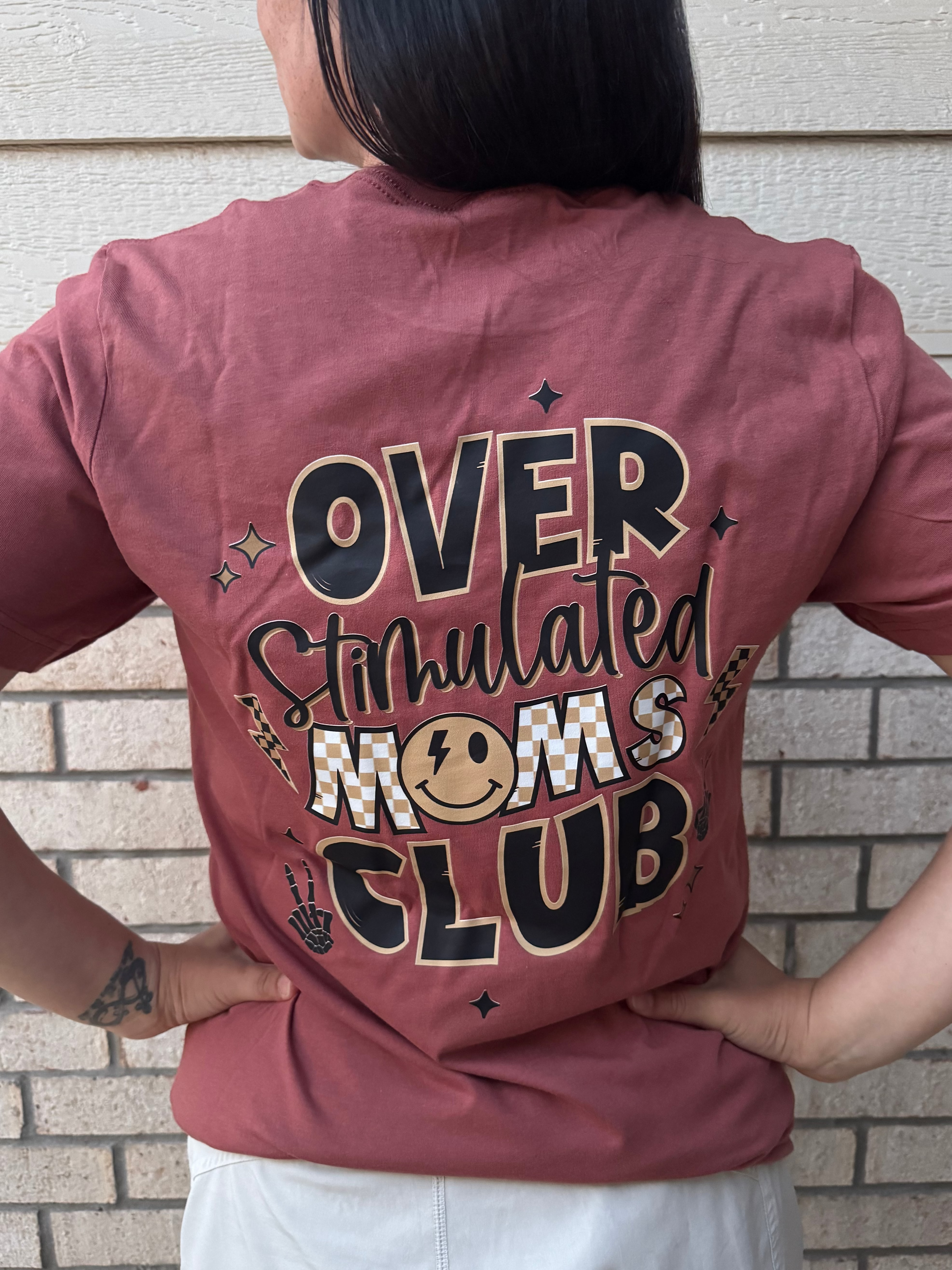 Overstimulated Moms Club Tee